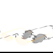 Rimless Oval Sunglasses