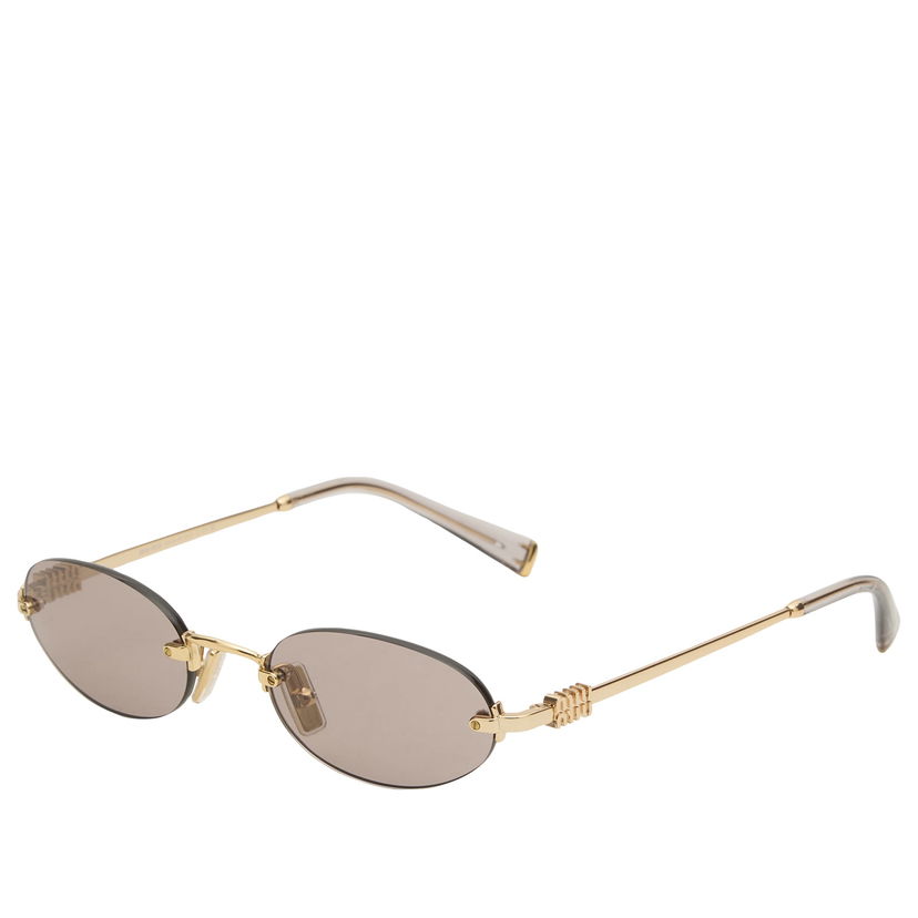 Slnečné okuliare Miu Miu Rimless Oval Sunglasses Metalická | 0MU-A54S-51-5AK20I