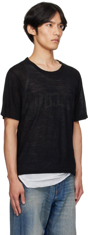 Tričko Maison Margiela MM6 Maison Margiela 'Welcome' Print T-Shirt Šedá | SH0GC0055 M20123, 4