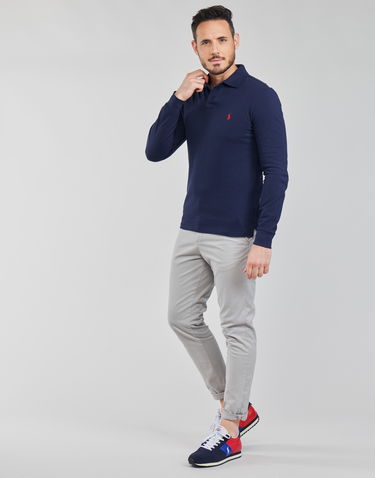Tričko Polo by Ralph Lauren Long Sleeve T-shirt Navy | 710681126038-NOS, 2
