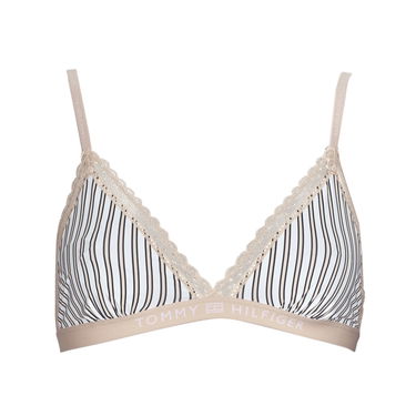Podprsenka Tommy Hilfiger Triangle and Bralettes UNLINED TRIANGLE PRT Béžová | UW0UW04464-0F8, 0