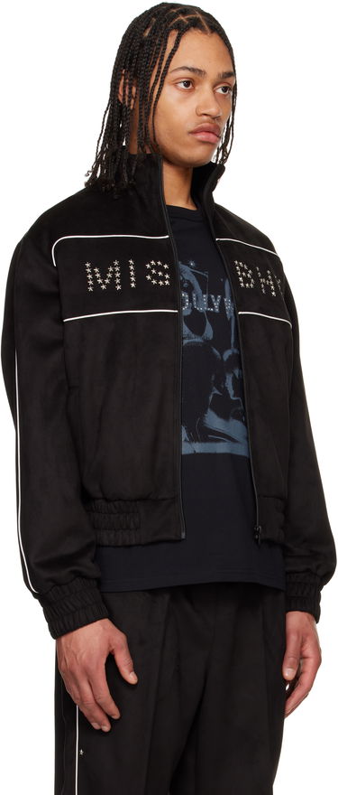 Bomber bunda MISBHV MISBHV Star Faux Suede Track Jacket Čierna | 250M401, 1