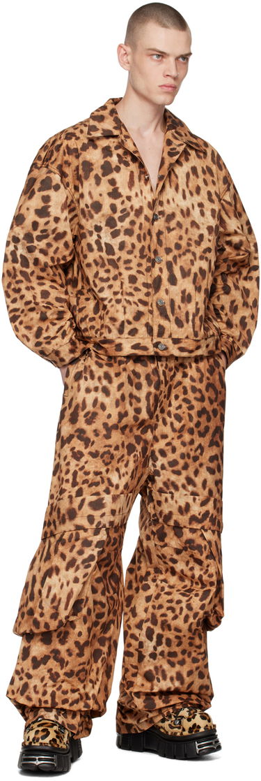 Bunda We11done We11done Allover Print Jacket Hnedá | WD-JK1-23-245-U-BR, 3