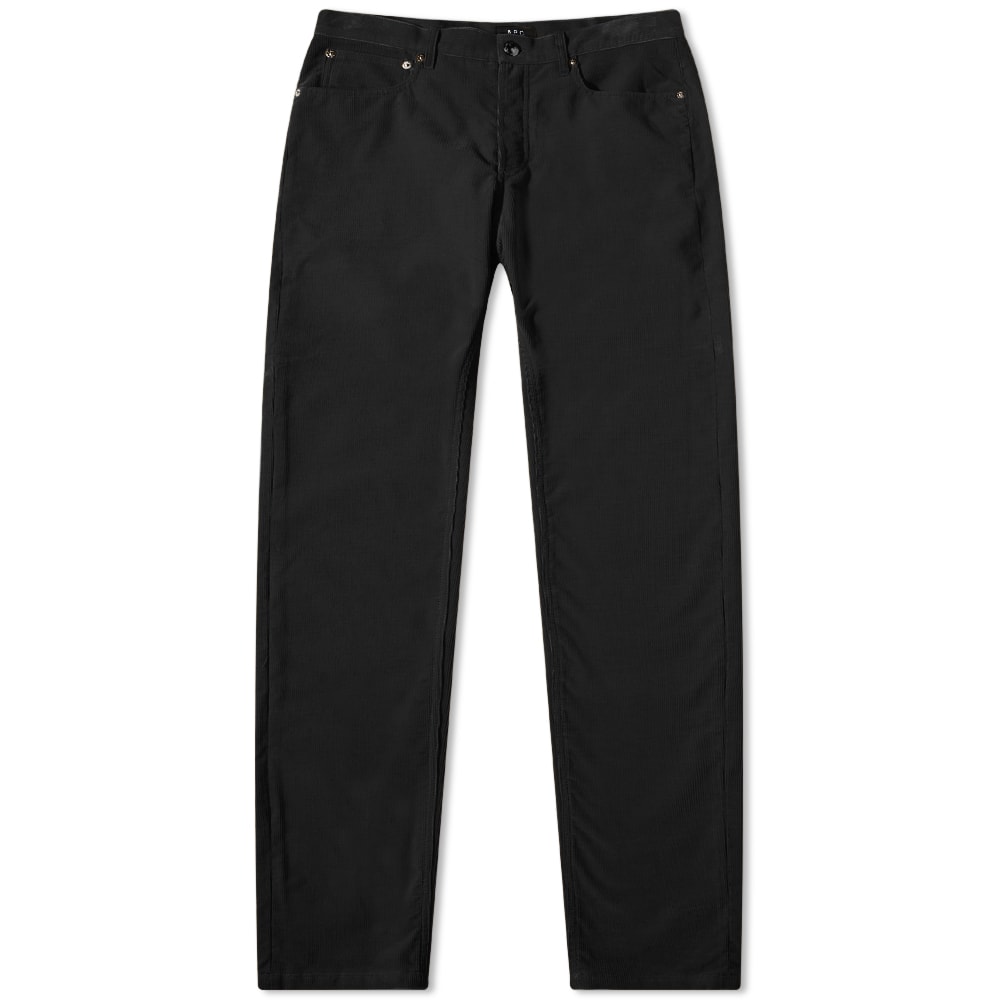 Nohavice A.P.C. Petit Standard Corduroy Jeans Čierna | CODBX-M09002-LZZ, 0