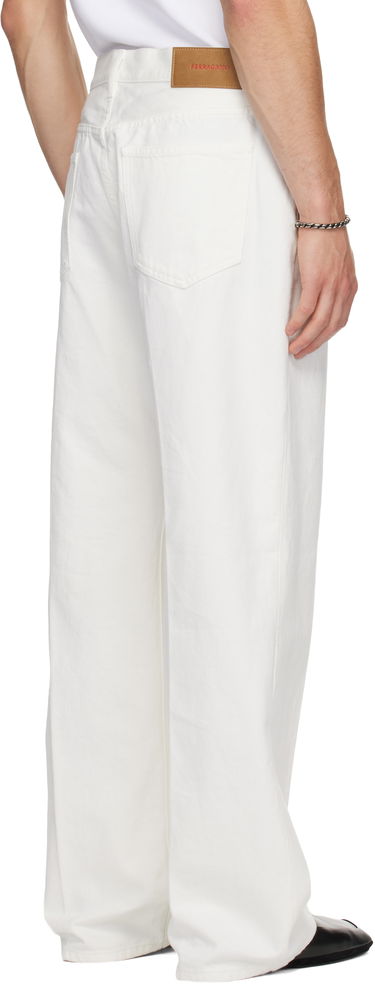 Džínsy FERRAGAMO Five Pocket Jeans Biela | 781679, 2