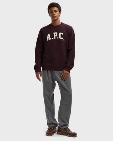 Sveter A.P.C. A.P.C. Jay Pullover Sweater Vínová | WVBDK-H23458-GAC, 2