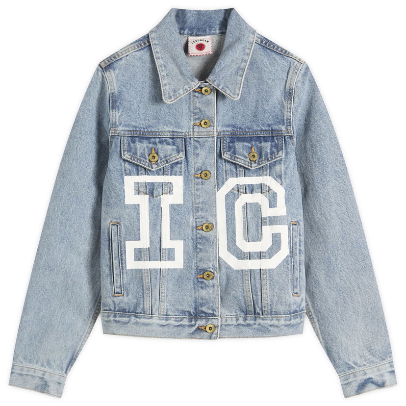 Bunda BBC IceCream ICECREAM Trucker Jacket, Size Large Modrá | ICWW25303-LBL