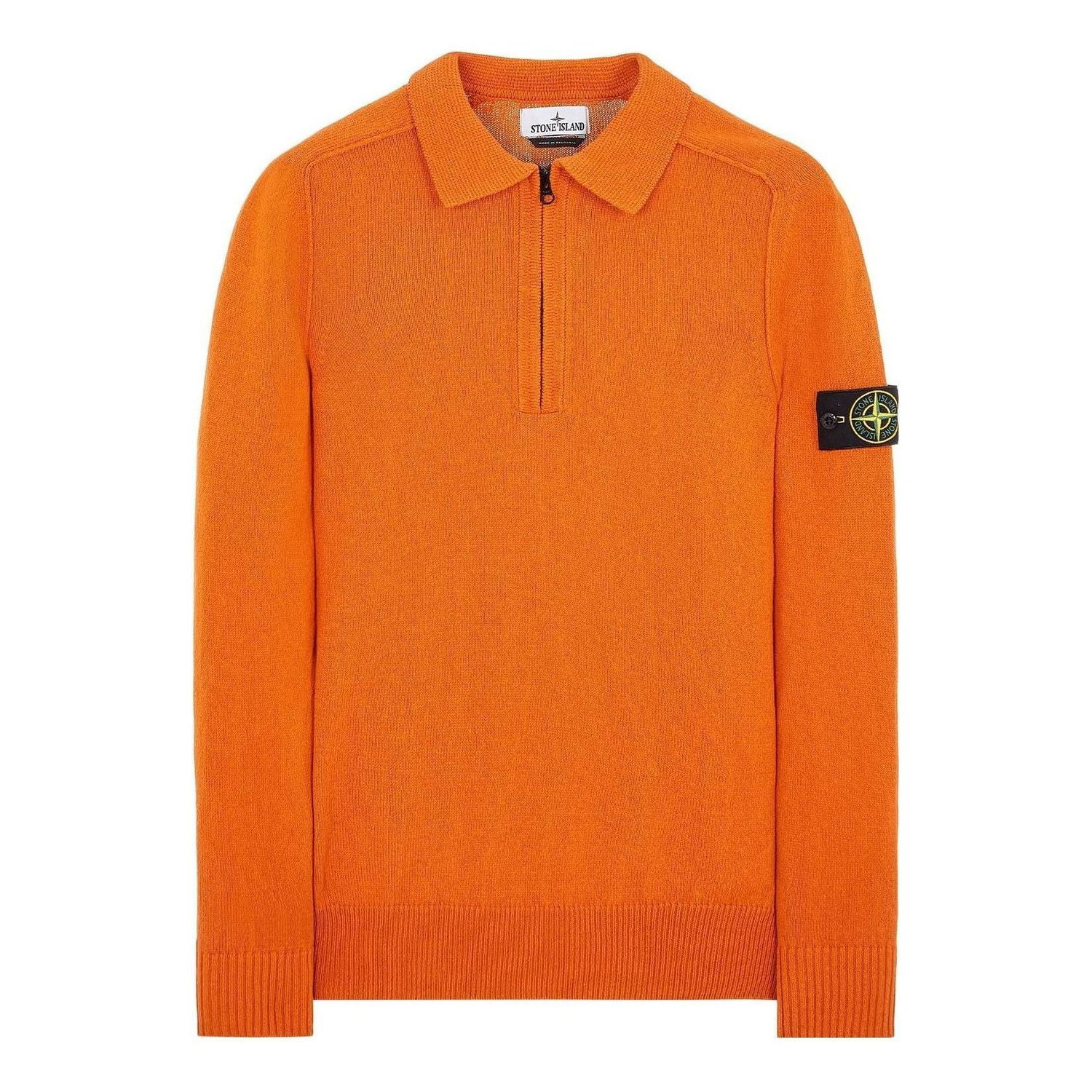 Sveter Stone Island Stone Island Half-Zip Polo Oranžová | 7815529D3-V0073, 0