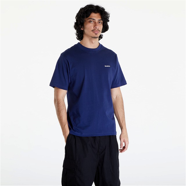 Essential T-Shirt With Contrast Print Blue