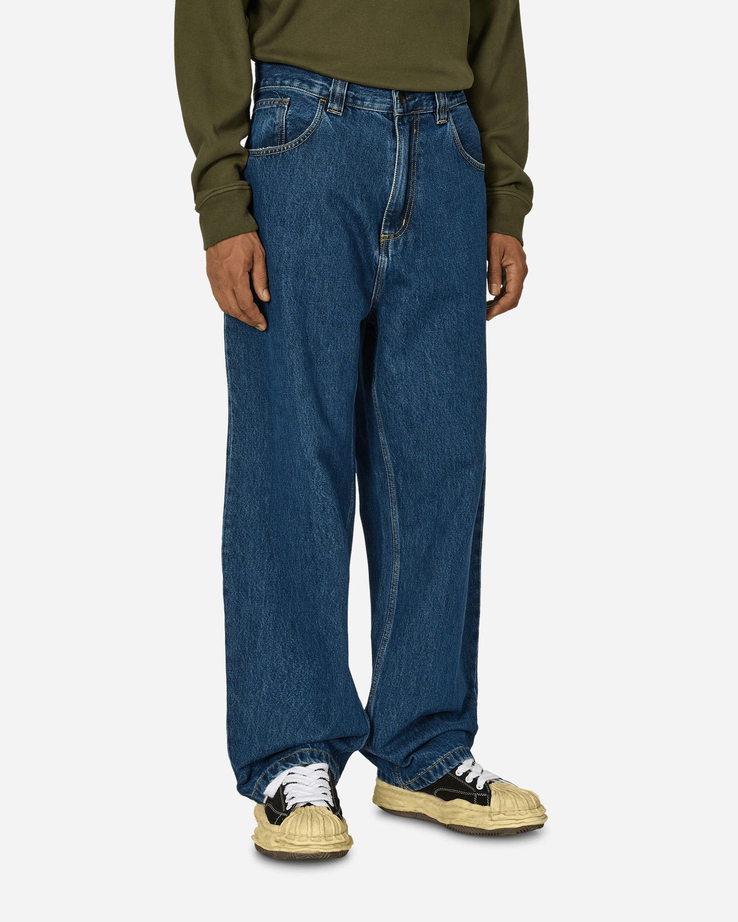 Džínsy Carhartt WIP Brandon Pants Blue Modrá | I031246W 0106, 1