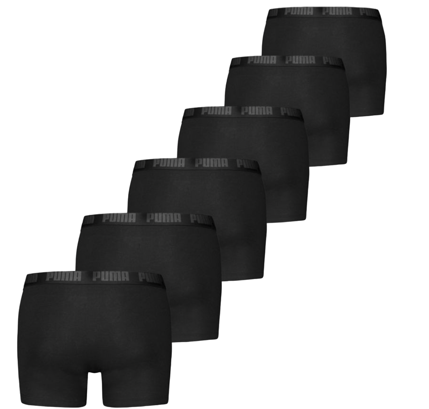 Boxerky Puma Everyday Boxer 6 Pack Čierna | 701227792-001, 1