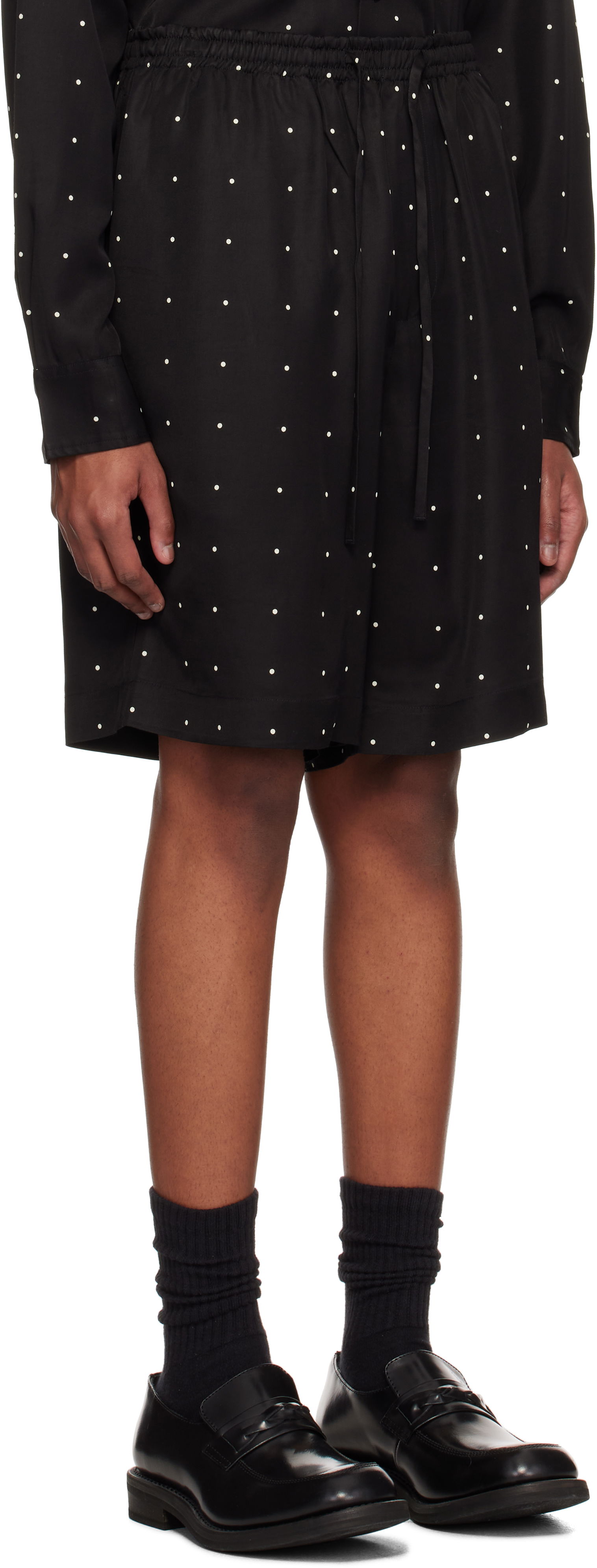 Dotted Elasticated Shorts