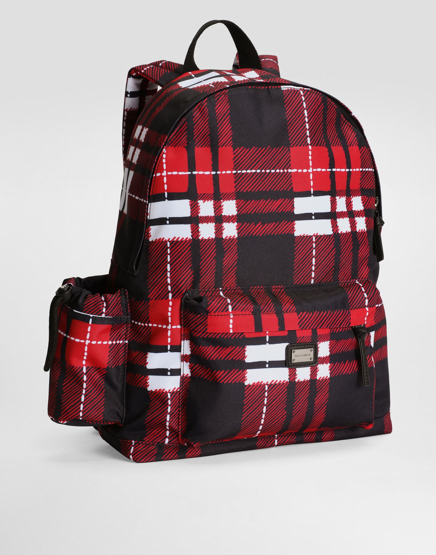 Batoh Dolce & Gabbana Dolce & Gabbana Nylon Plaid Print Backpack Rôznofarebný | EM0139AV246HS5QB, 1