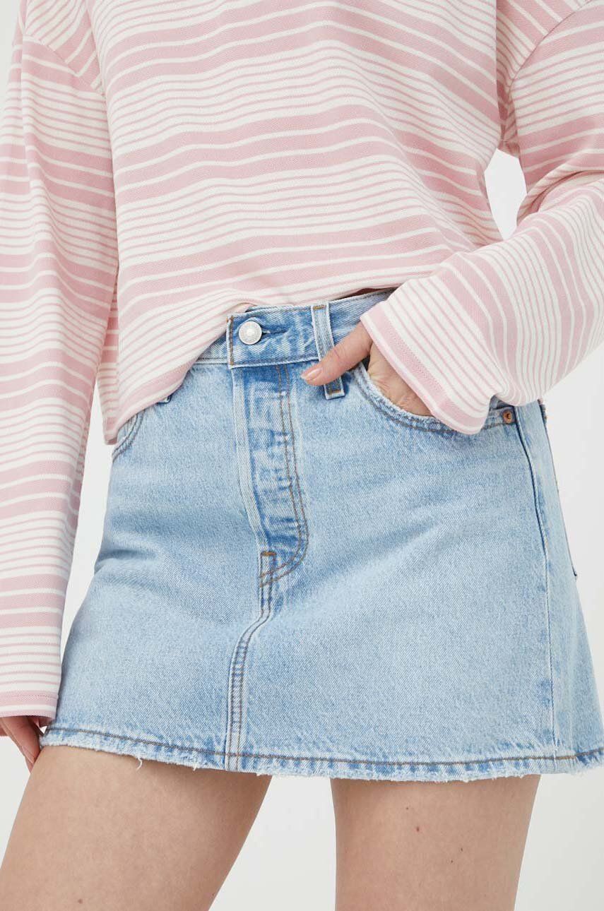 Denim Mini Skirt