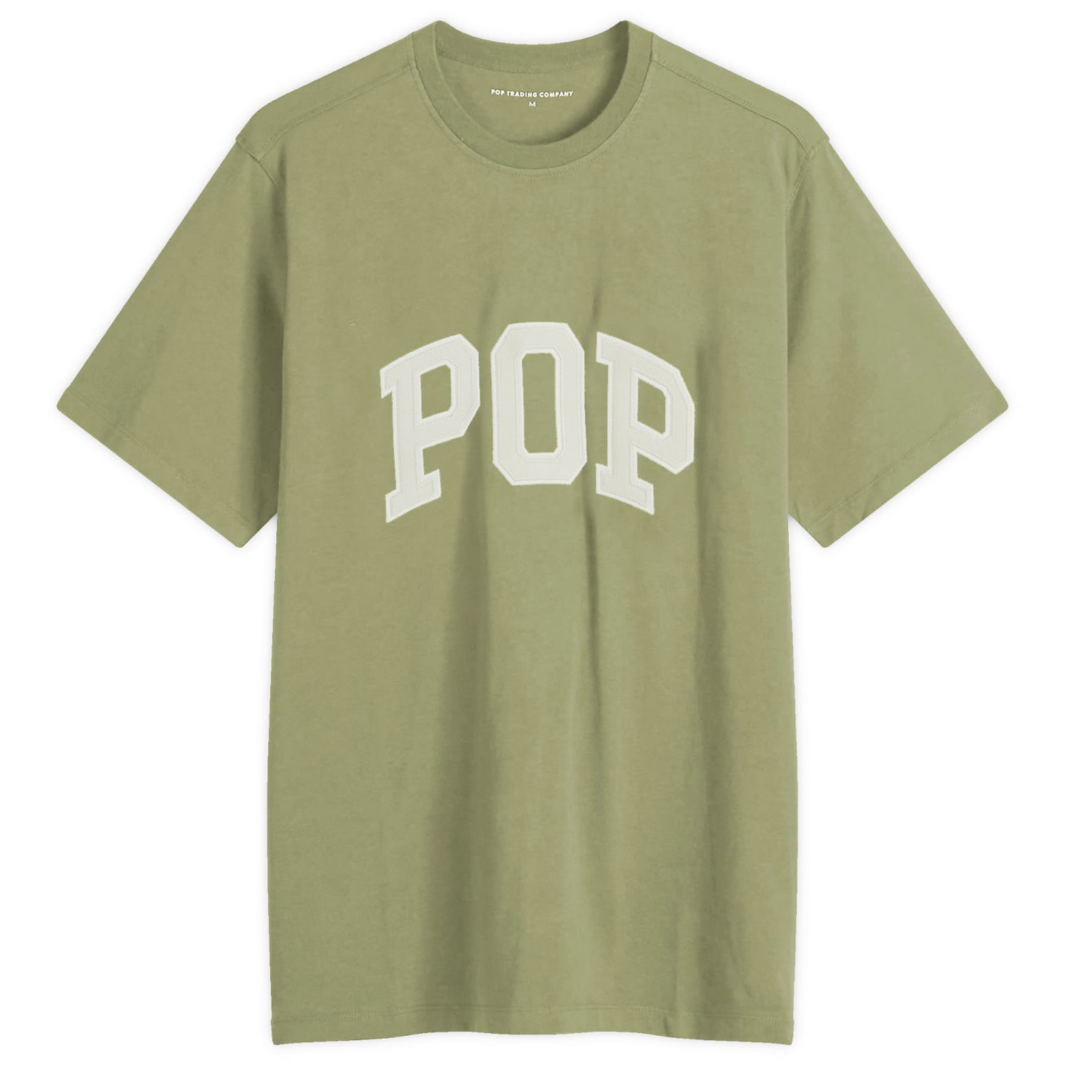 Tričká a tielka Pop Trading Company T-Shirt Arch Logo Large Zelené | POPAW24-02-016, 0