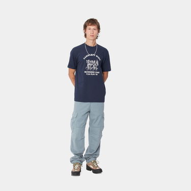 Tričko Carhartt WIP Fun Run Graphic Short Sleeve T-Shirt Modrá | I033986_9, 2