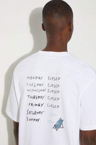 Tričko Samsoe Samsoe Samsoe Samsoe SAGIOTTO Graphic T-Shirt Biela | U24200007, 8