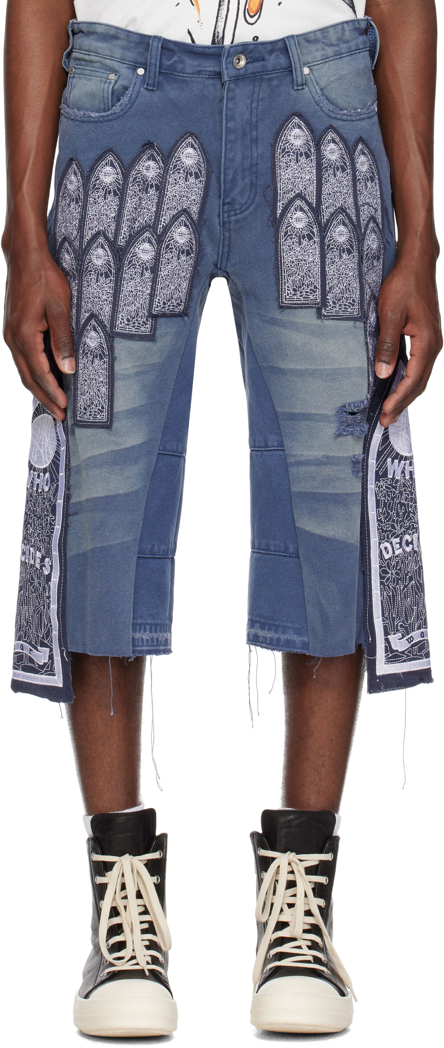 Šortky Who Decides War Who Decides War Patch Arched Carpenter Shorts Modrá | 1120900010SS25, 0