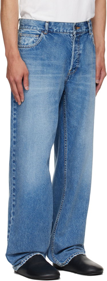 Džínsy The Row The Row Ross Wide Leg Jeans Modrá | 554-W3874, 1