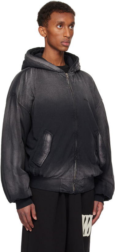 Bomber bunda We11done We11done Bomber Zip-Up Hoodie Čierna | WD-TJ3-24-836-U-BK, 1