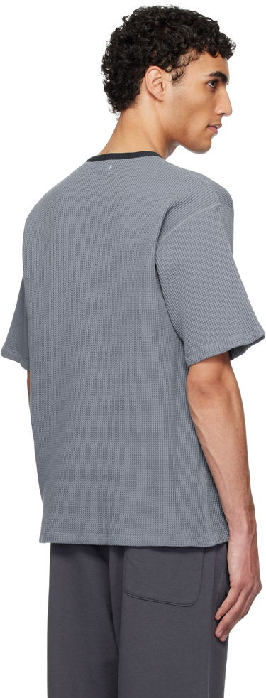Tričko NANAMICA Nanamica Henry Neck Thermal Sweat Henley Šedá | S25SH104U, 2