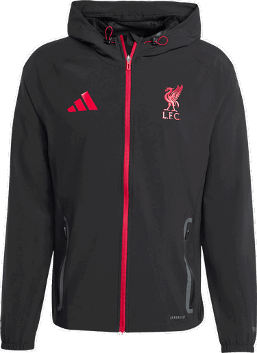 Bunda adidas Originals Liverpool FC Tiro25 Competition Vis Tech Track Jacket Čierna | jz5556, 0
