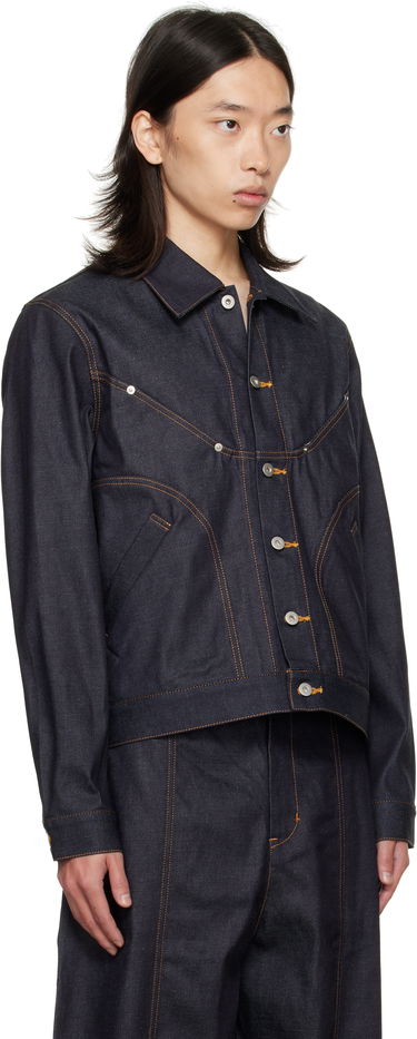 Bunda sage NATION SAGE NATION Jiji Denim Jacket Modrá | S084 DENIM JIJI JACKET DENIM R, 1