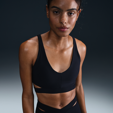 Podprsenka Nike Nike Zenvy Light-Support Padded Ribbed Sports Bra Čierna | HF5378-010, 1