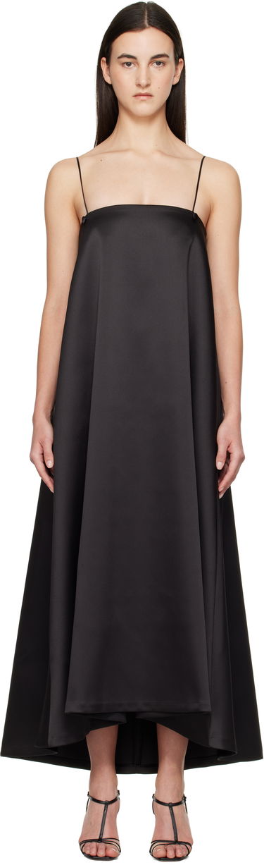 Šaty Róhe Róhe Voluminous Satin Evening Maxi Dress Čierna | 414-33-096, 0