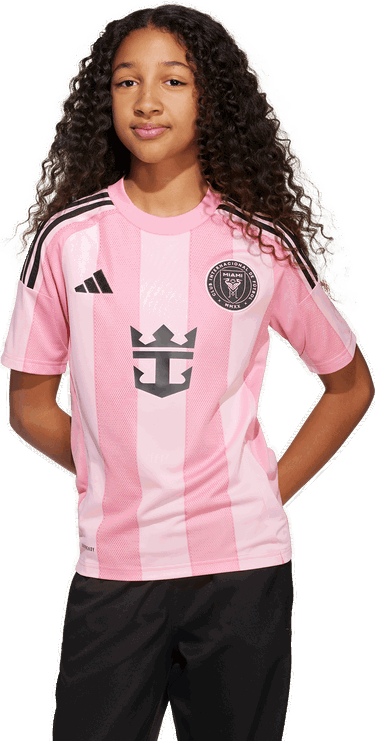 Dres adidas Performance Inter Miami CF 25/26 Messi Kids' Home Jersey Ružová | JI6816, 4