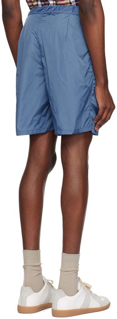 Šortky BEAMS Beams Plus Belted Shorts Modrá | 38250023139, 2