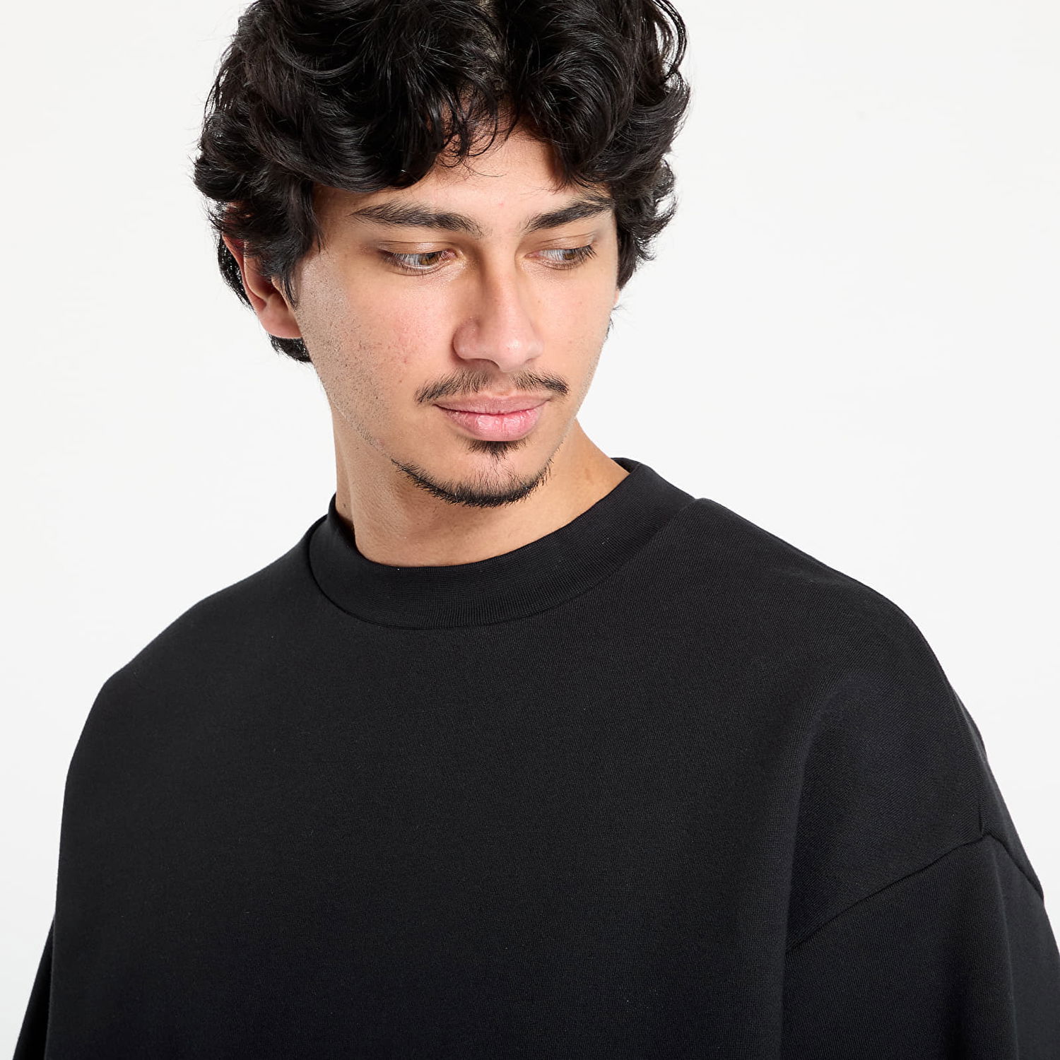 Mikina Fear of God Fear of God Essentials Classic Crew Neck Sweatshirt Čierna | 192SP252040F-861, 1