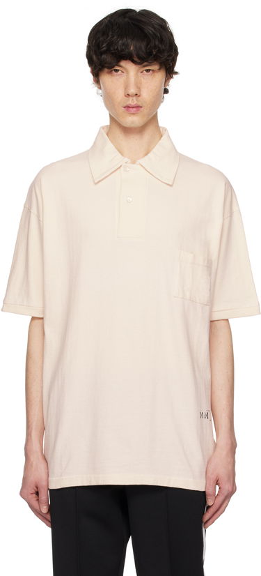 Polo tričko Maison Margiela Maison Margiela Printed Polo Béžová | S50GL0060 M20061, 0