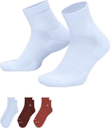 Ponožky Jordan Jordan Everyday Crew 3-Pack Socks Biela | dx9655-901, 0