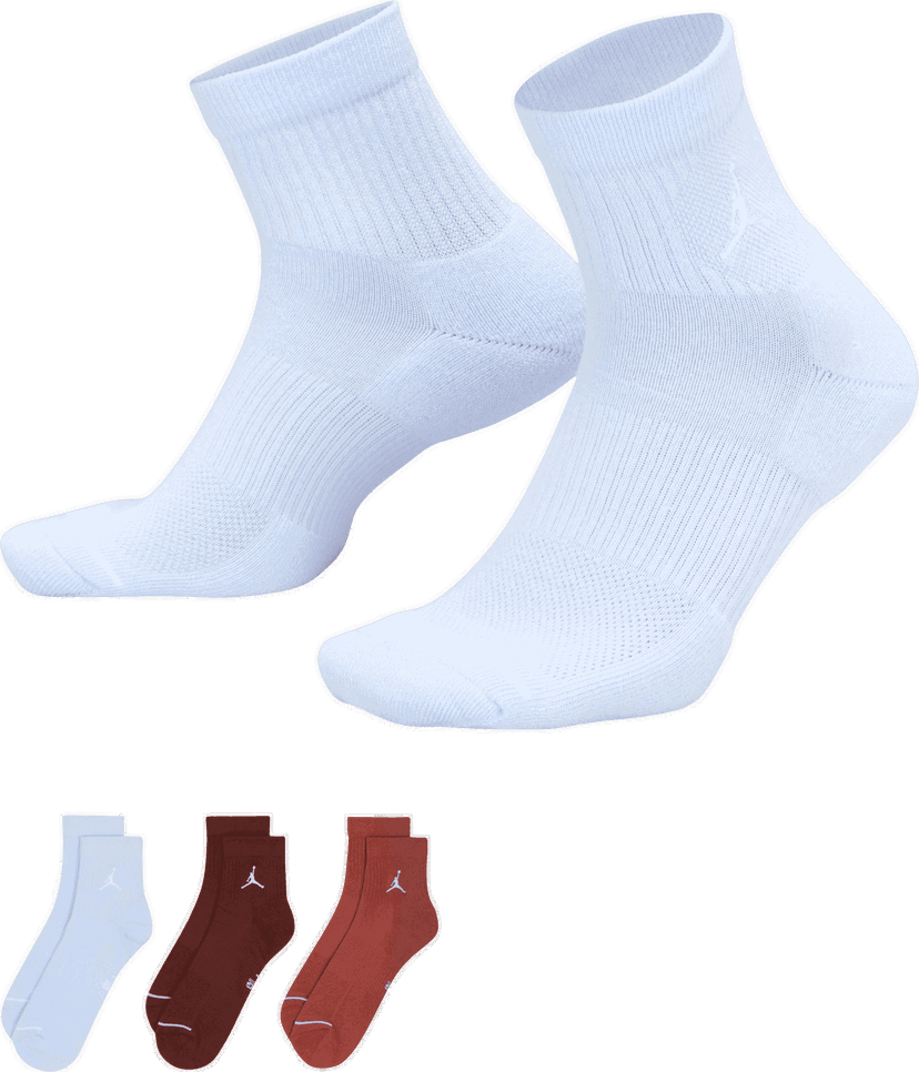 Ponožky Jordan Jordan Everyday Crew 3-Pack Socks Biela | dx9655-901