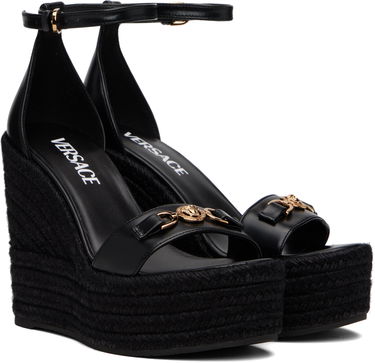 Tenisky a topánky Versace Medusa '95 Leather Wedge Sandals Čierna | 1014100_DVT2P, 3