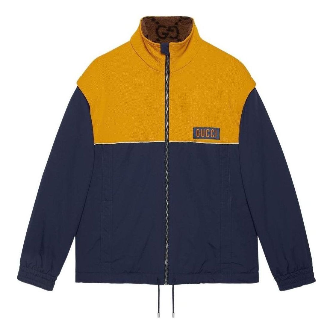 Bomber bunda Gucci Technical Jersey Jacket With Detachable Sleeves Modrá | 673635-XJDVC-7211, 0