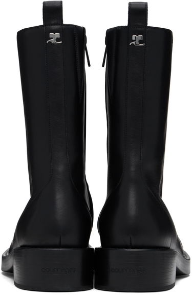 Tenisky a topánky Courrèges Leather Rider Boots Čierna | VESSAB012CR0068, 1
