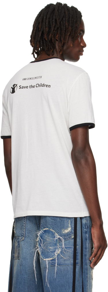 Tričko Ann Demeulemeester Ann Demeulemeester Save the Children Edition Aimar Standard T-Shirt Biela | B0012876-FA206-003, 2