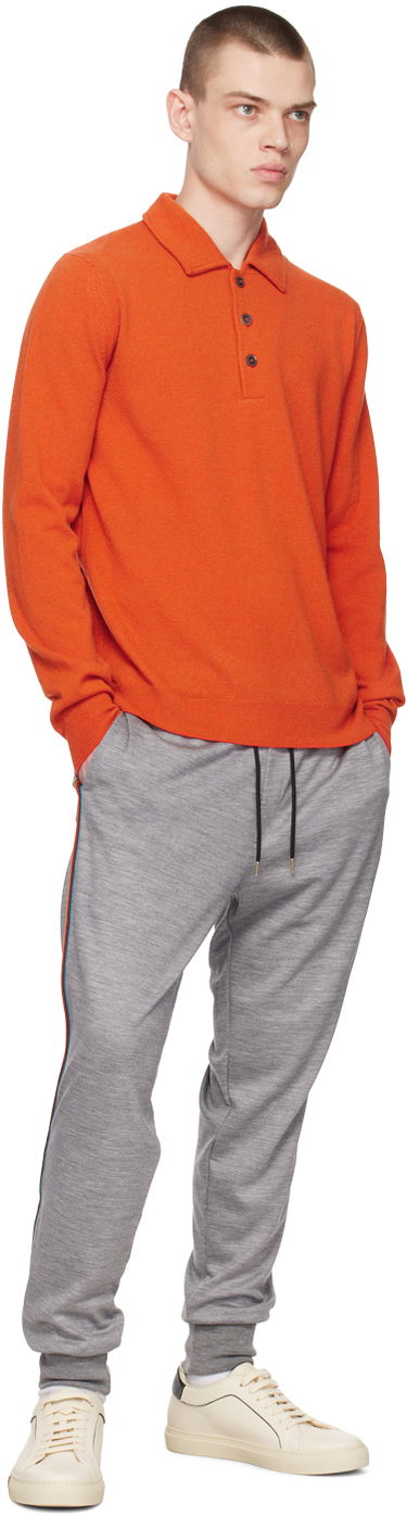 Sveter Paul Smith Paul Smith Three-Button Polo Oranžová | M1R-826X-K01950-16, 3