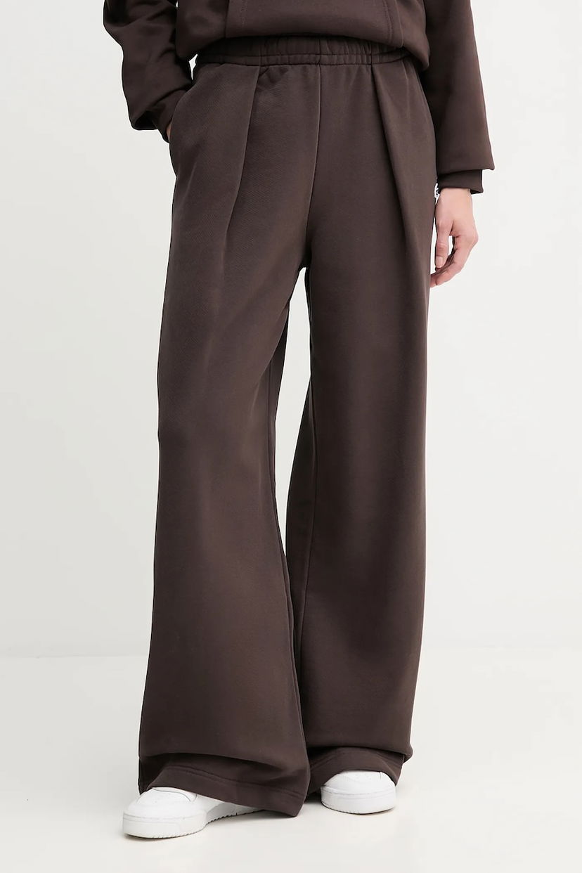 Tepláky Lacoste Lacoste Wide-Leg Lounge Pants Hnedá | XF5248