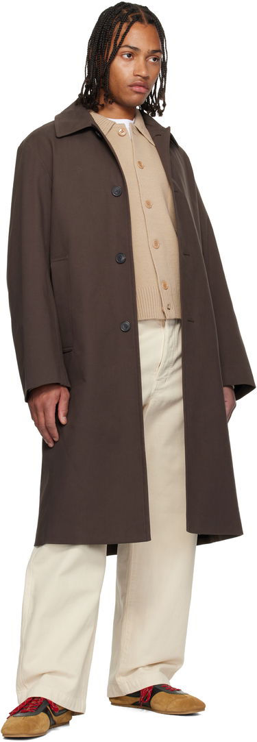 Kabáty Dries Van Noten Dries Van Noten Cotton Canvas Coat Hnedá | 252-020243-2106, 3