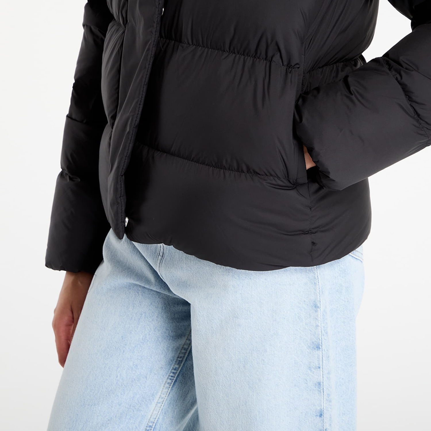 Prešívaná bunda Tommy Hilfiger Tommy Hilfiger Down Hooded Puffer Jacket Čierna | WW0WW45739 BDS, 1