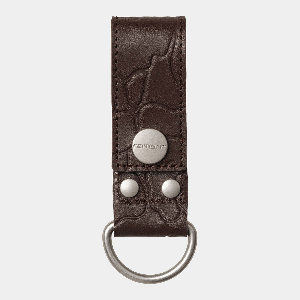 Kľúčenka Carhartt WIP Carhartt WIP Camo Duck Leather Keyholder Hnedá | I035401_1, 1