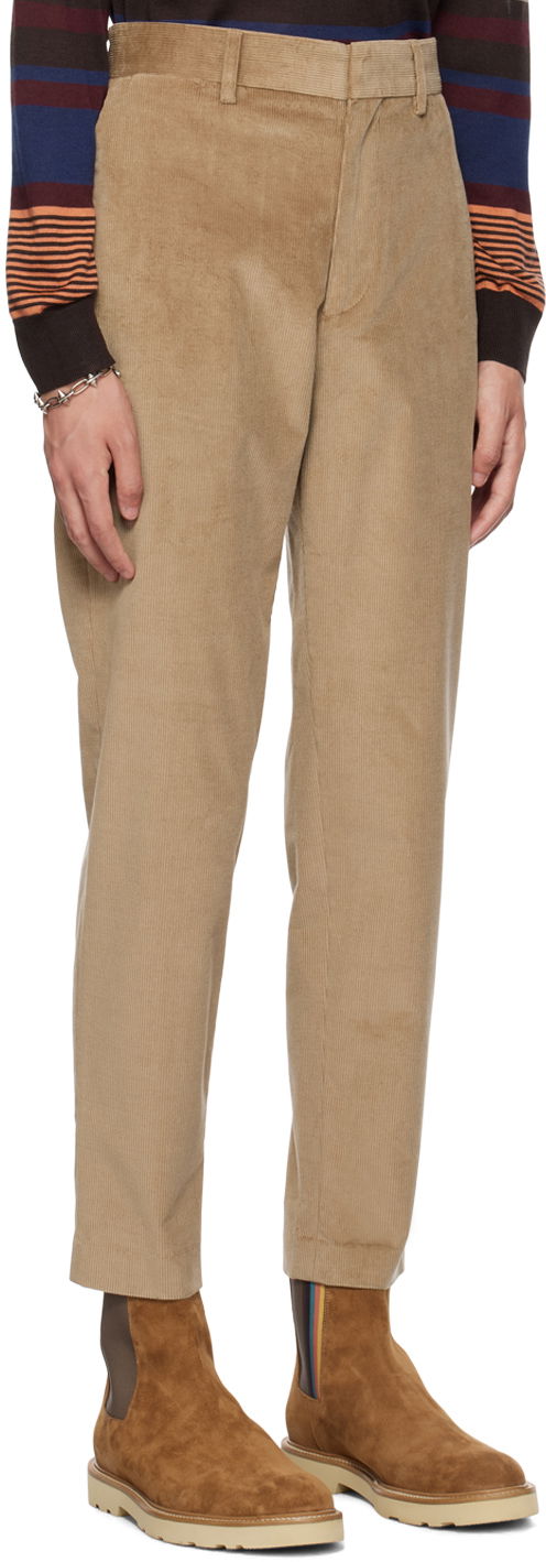 Nohavice Paul Smith Paul Smith Four-Pocket Corduroy Trousers Béžová | M1R-239X-L02065, 1