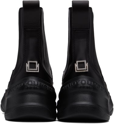 Kabáty WOOYOUNGMI WOOYOUNGMI Leather Chelsea Boots Čierna | M223SU12, 1
