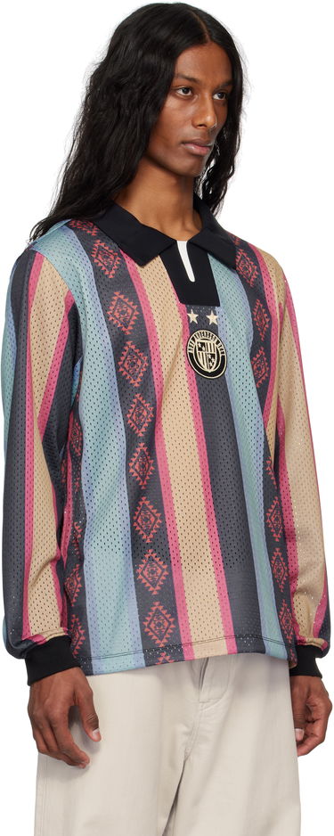 Dres Andersson Bell Andersson Bell Navajo Stripe Long Sleeve Polo Rôznofarebný | atb1297m, 1