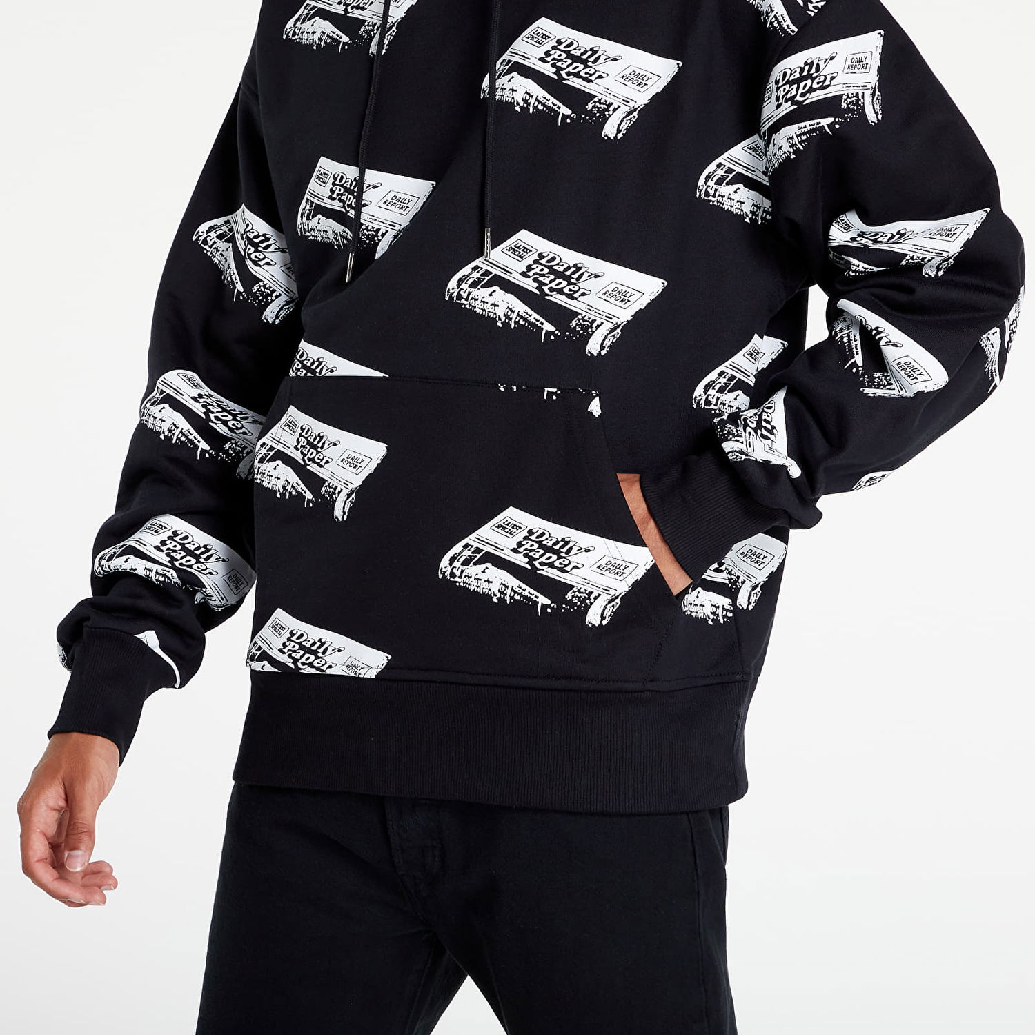 Mikina DAILY PAPER Nina Hoodie Čierna | 2221110, 1