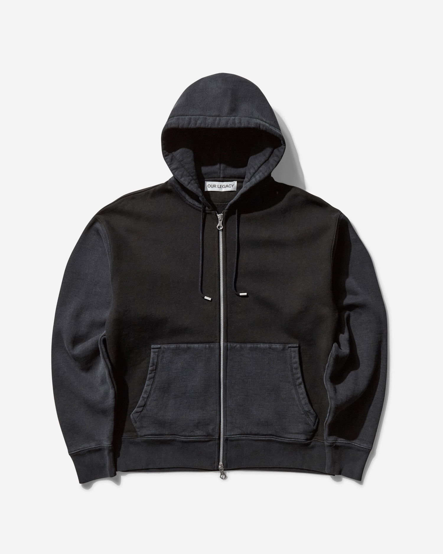 Mikina OUR LEGACY Rascal Zip Hoodie Čierna | M2256RP 001, 1