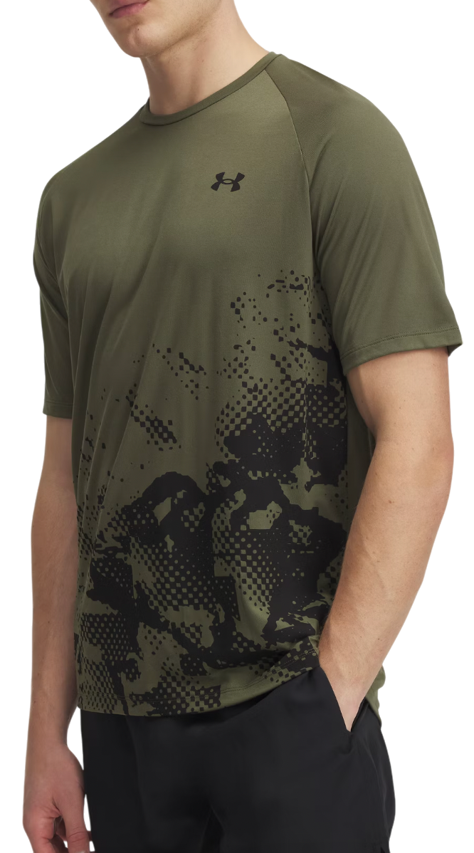 Tričko Under Armour Tech Fade Short Sleeve T-Shirt Zelené | 1390209-390, 0